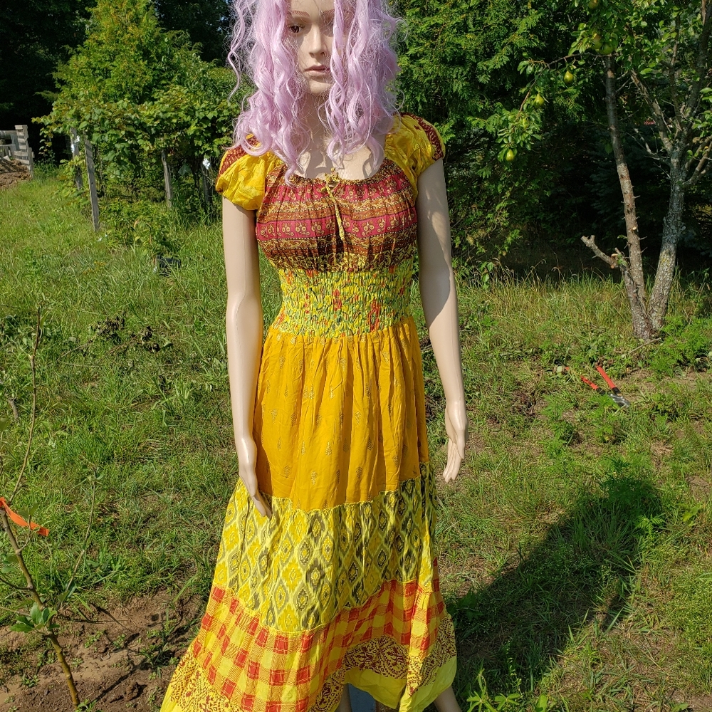 Boho witchy hippie dress new unique